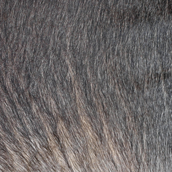 Grey Brindle Cow Hide 6x6 FT