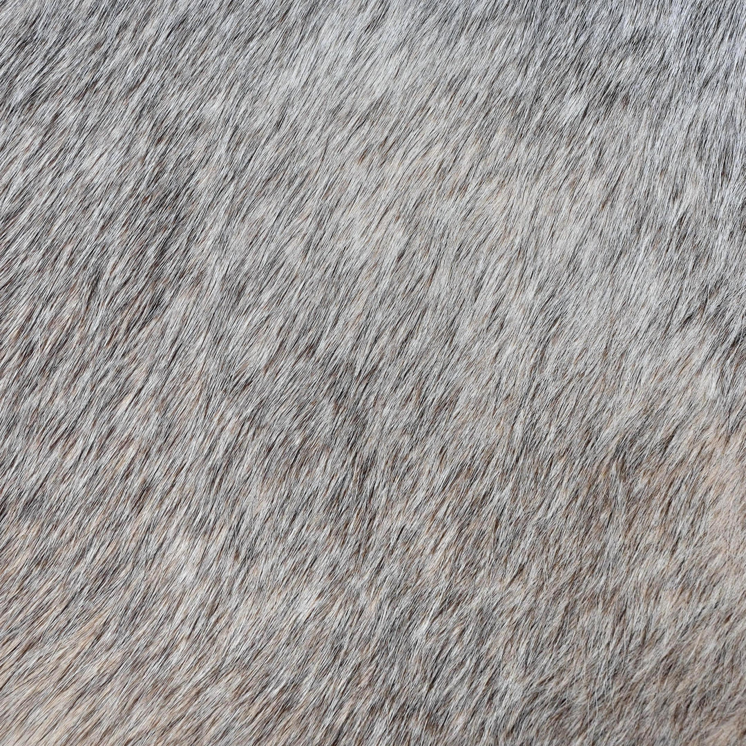 Grey Brindle Cow Hide 6x6 FT