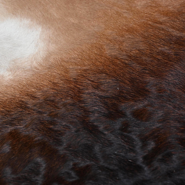 Tricolour Cow Hide 5.5X6 FT
