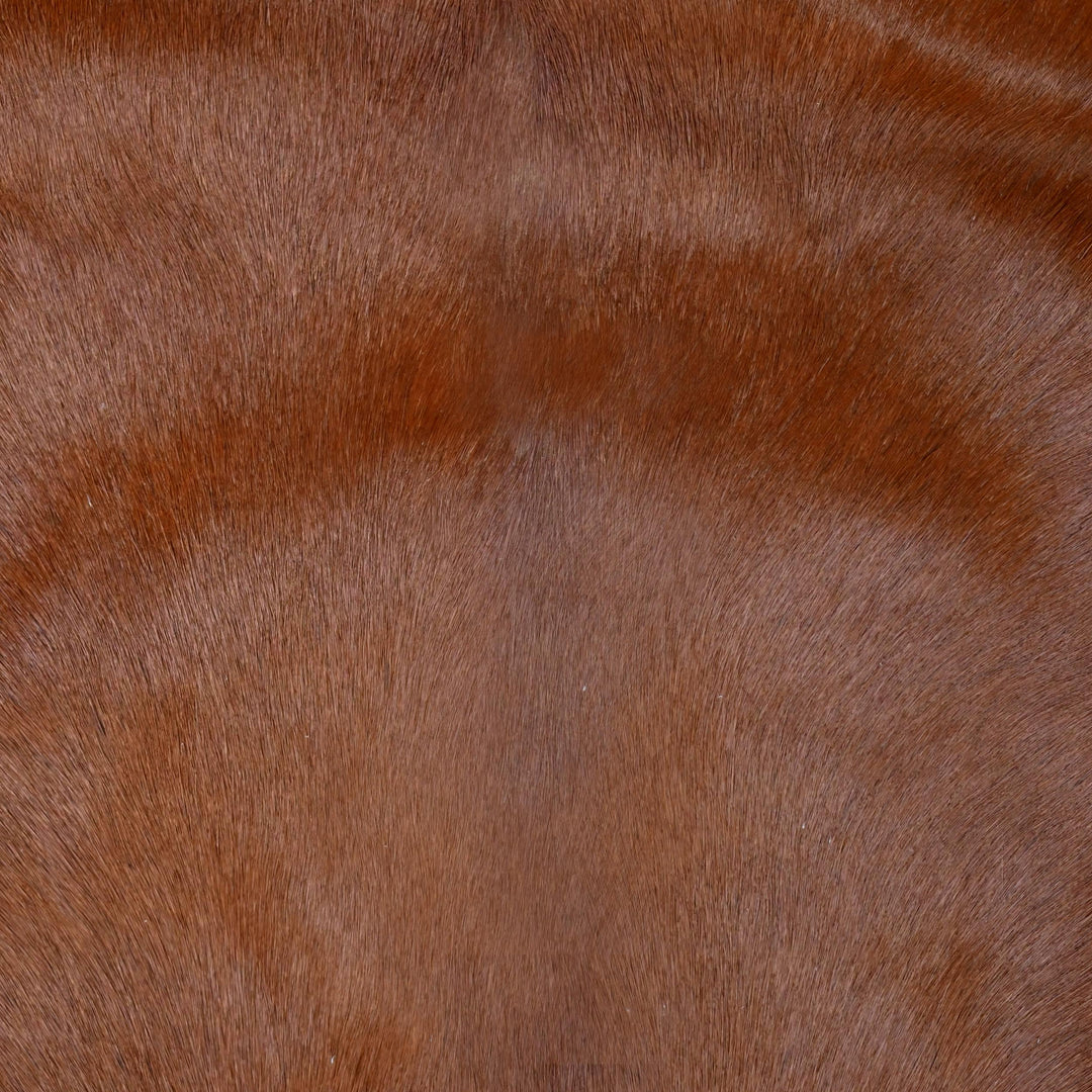 Brown Cow Hide 6.5x6.5 FT