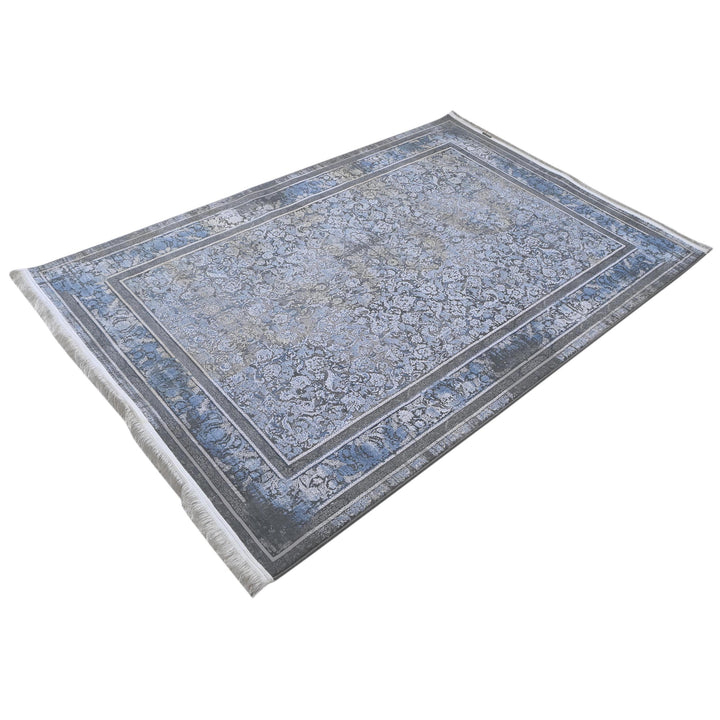 Blue & Grey Persian Rug 5X8 ft