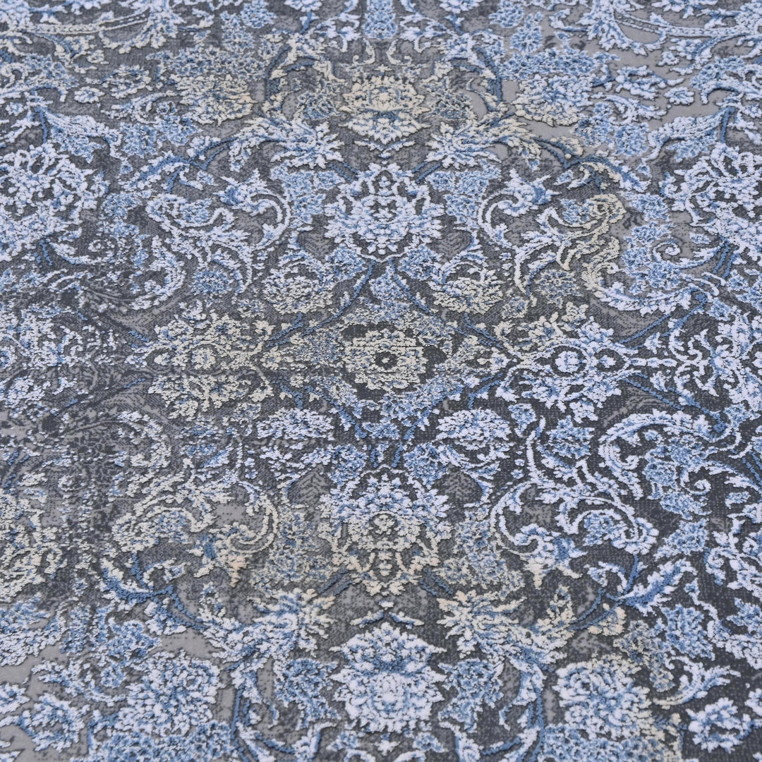 Blue & Grey Persian Rug 5X8 ft