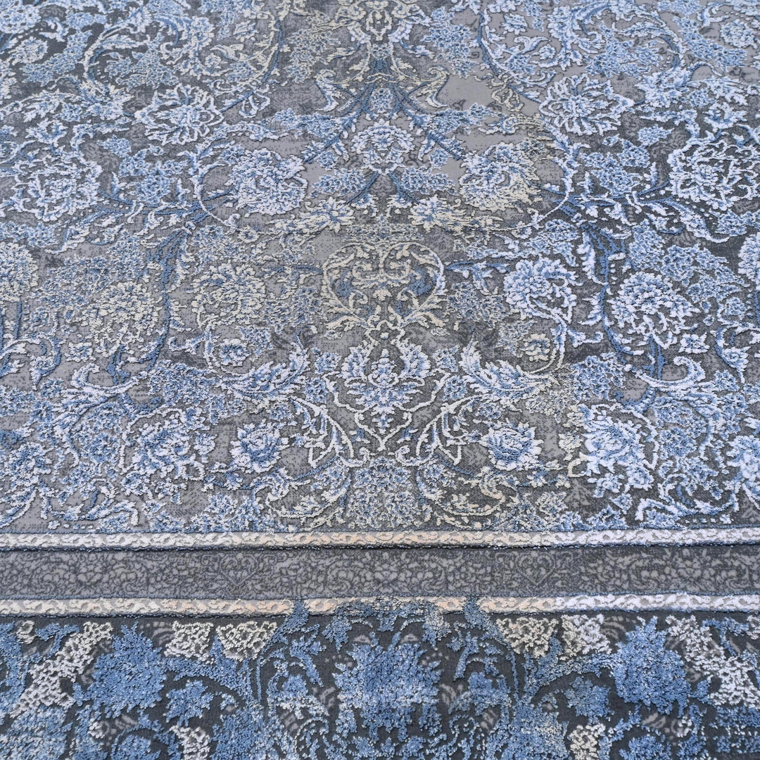 Blue & Grey Persian Rug 5X8 ft