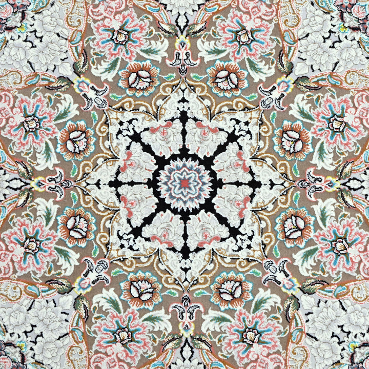 Black & Silver Persian Rug 7x10 FT