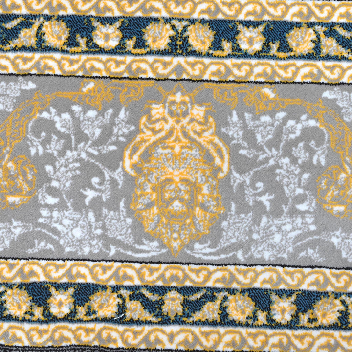 Black & Gold Persian Rug 7x10 FT