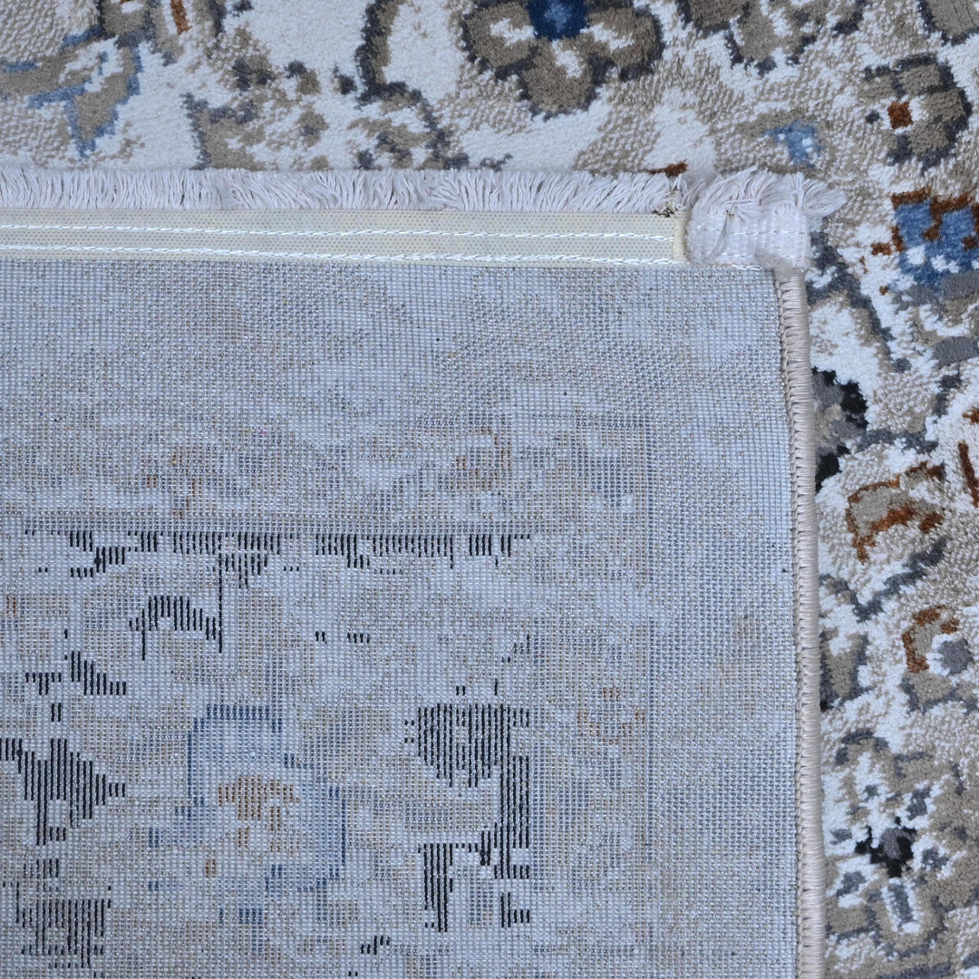 Grey & Black Vintage Turkish Rug 8X11 Ft