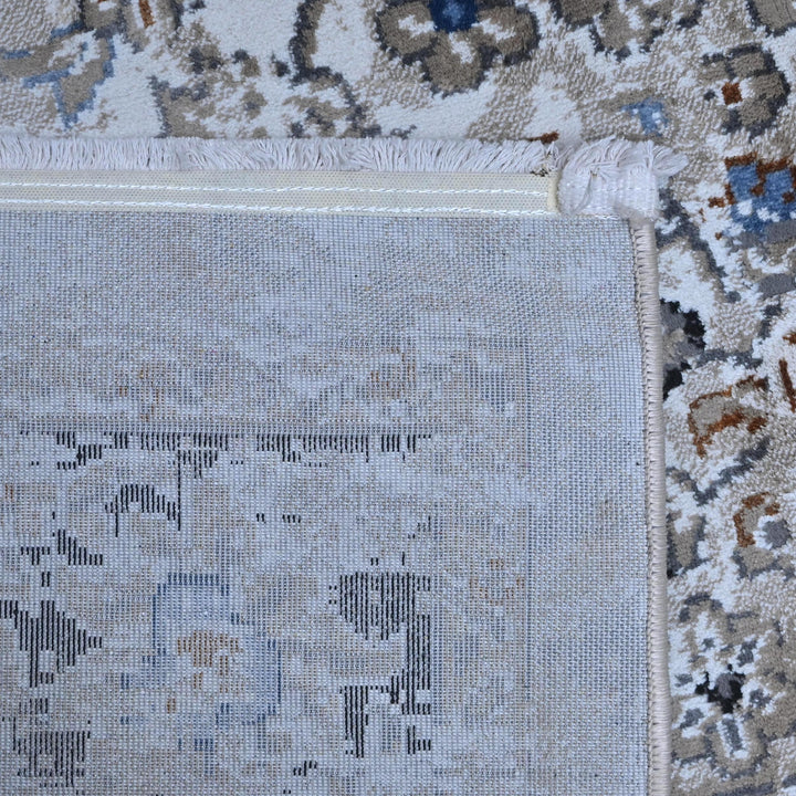 Grey & Black Vintage Turkish Rug 8X11 Ft