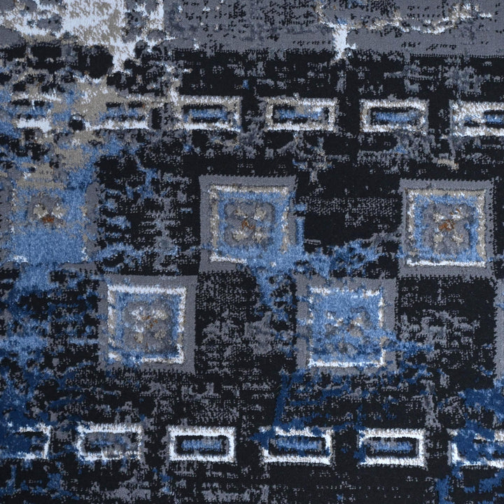 Blue & Grey Vintage Turkish Rug 8X11 Ft