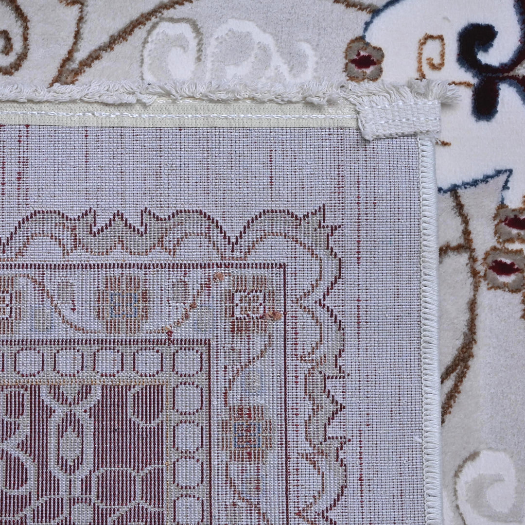 Grey & Burgundy Ornate Turkish Rug 10x13 FT