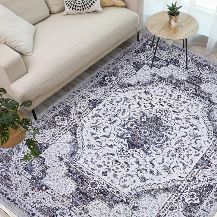 Grey Vintage Turkish Rug 10X13 Ft