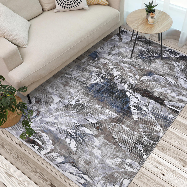 Charocal Abstract Turkish Rug 7x10 ft