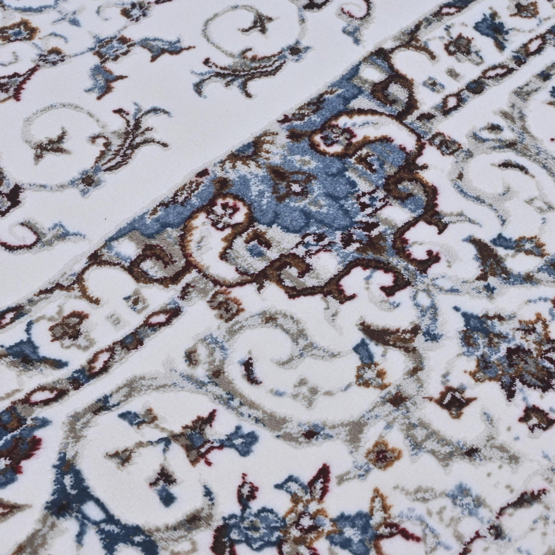 Light Grey Vintage Turkish Rug 7x10 ft