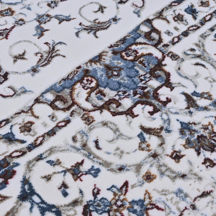 Light Grey Vintage Turkish Rug 7x10 ft