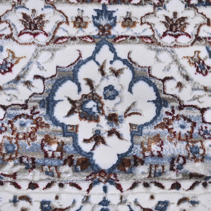 Light Grey Vintage Turkish Rug 7x10 ft