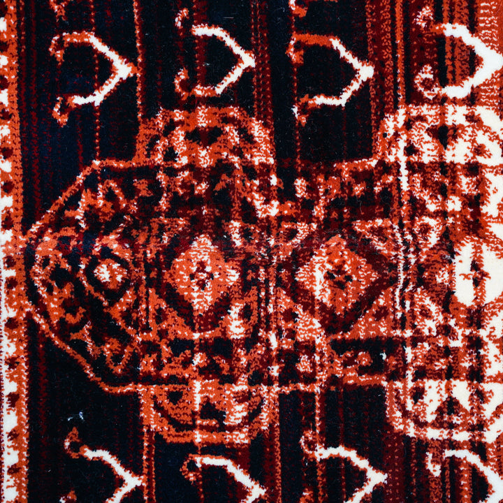 Rust Traditional Turkish Rug 7x10 ft