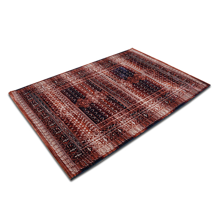 Rust Traditional Turkish Rug 7x10 ft
