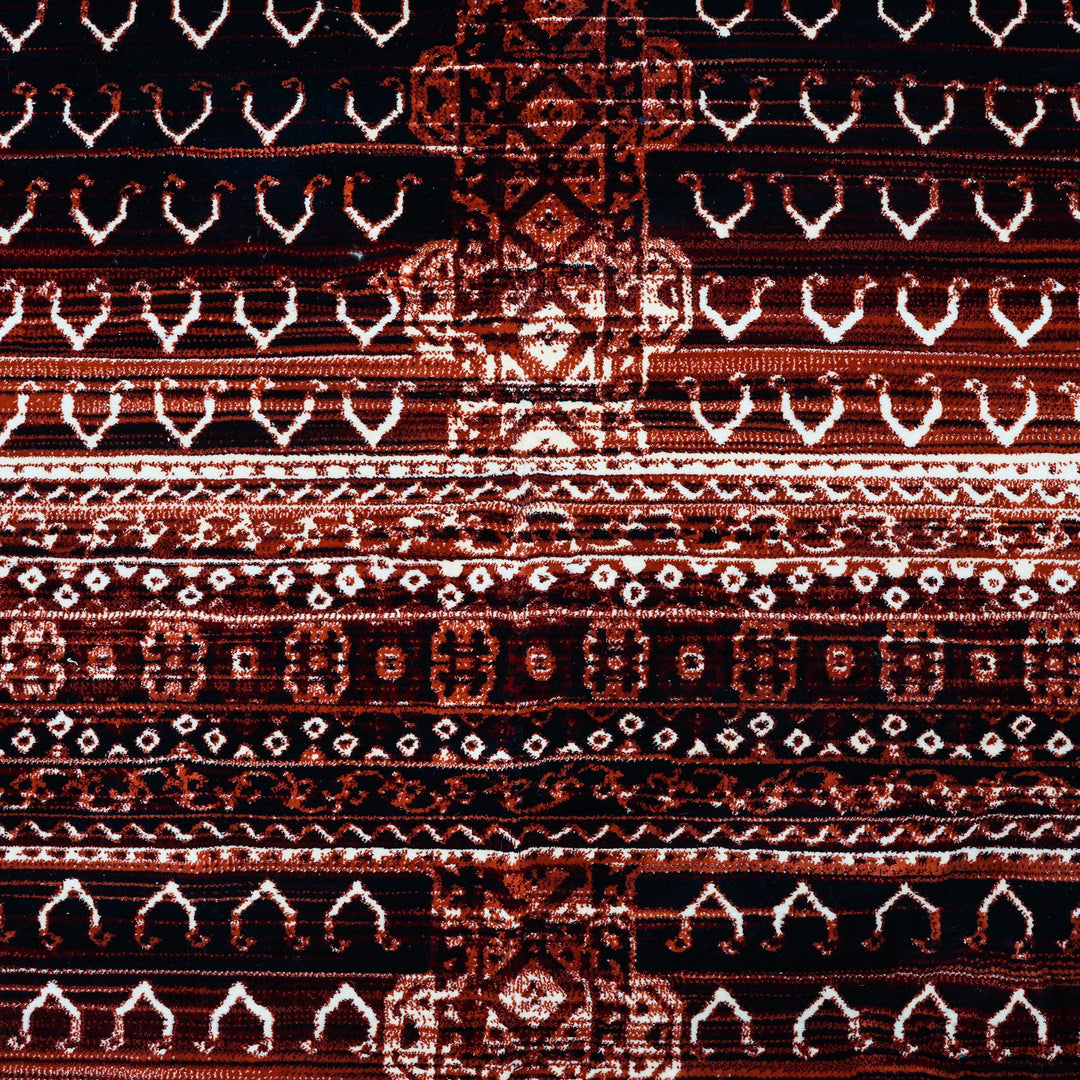 Rust Traditional Turkish Rug 7x10 ft