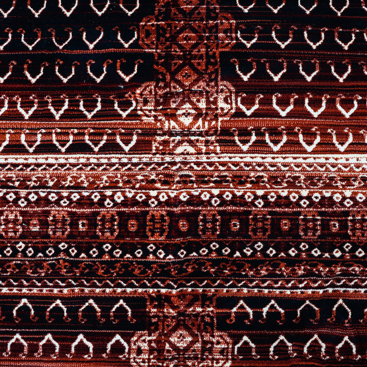 Rust Traditional Turkish Rug 7x10 ft