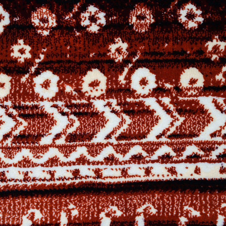 Rust Traditional Turkish Rug 7x10 ft