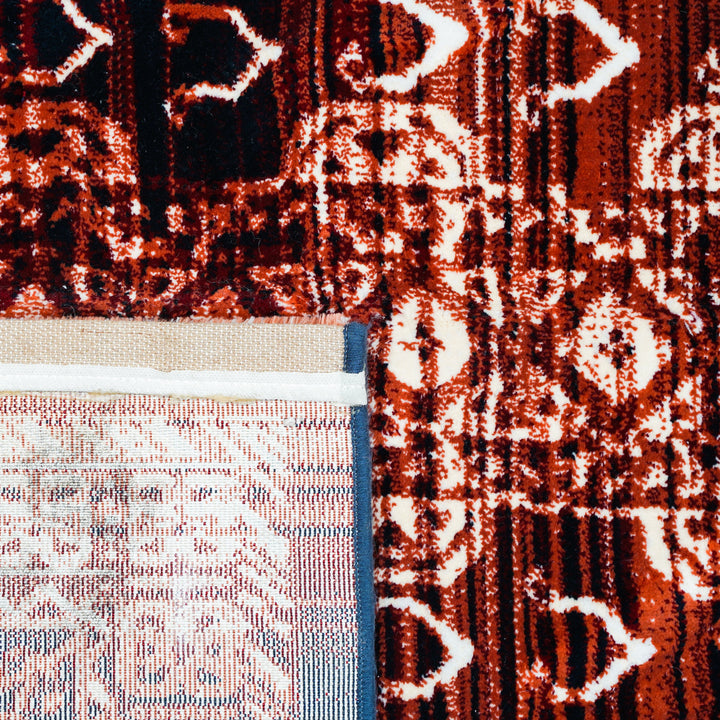 Rust Traditional Turkish Rug 7x10 ft