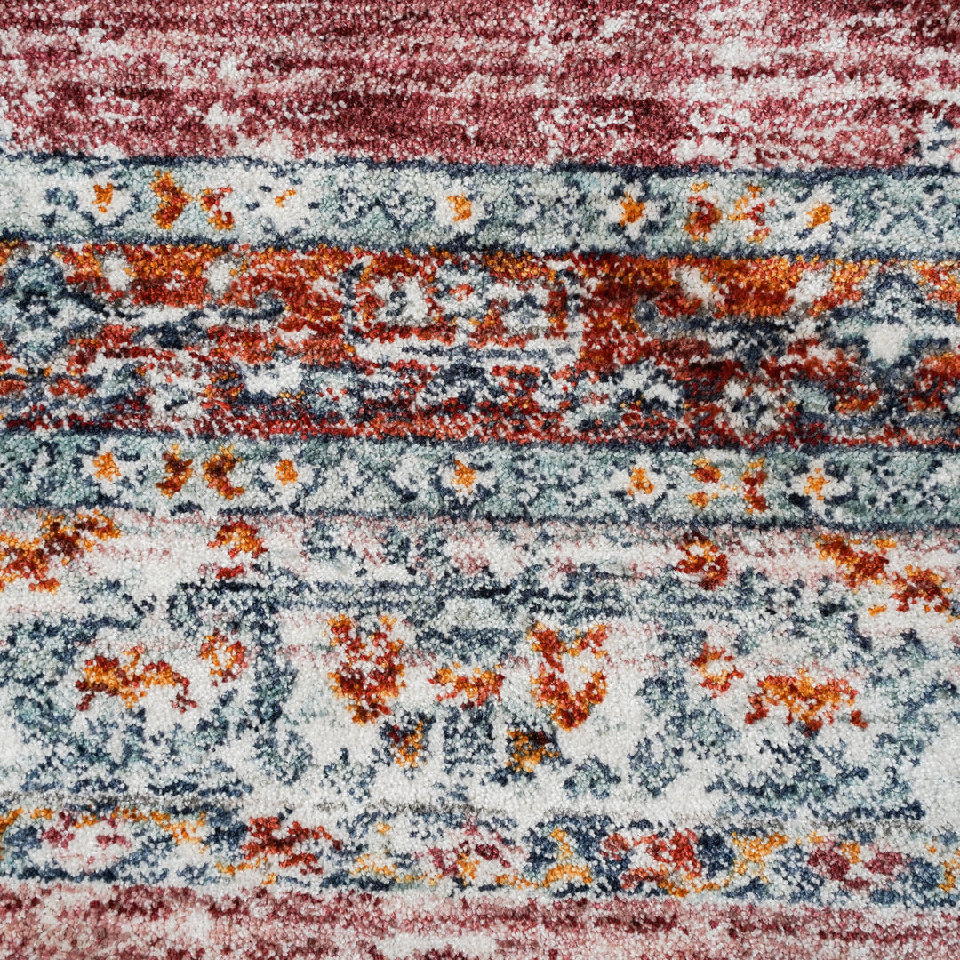 Multi Traditional Turkish Rug 4X6 Ft