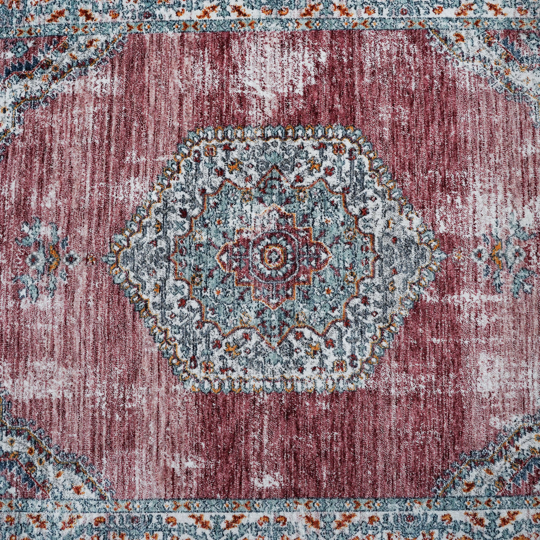 Multi Traditional Turkish Rug 4X6 Ft