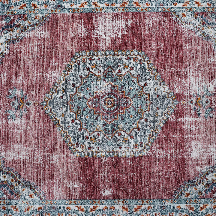 Multi Traditional Turkish Rug 4X6 Ft