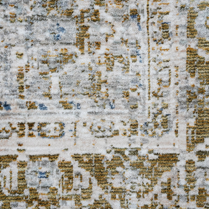 Olive Green Traditional Turkish Rug 4X6 Ft