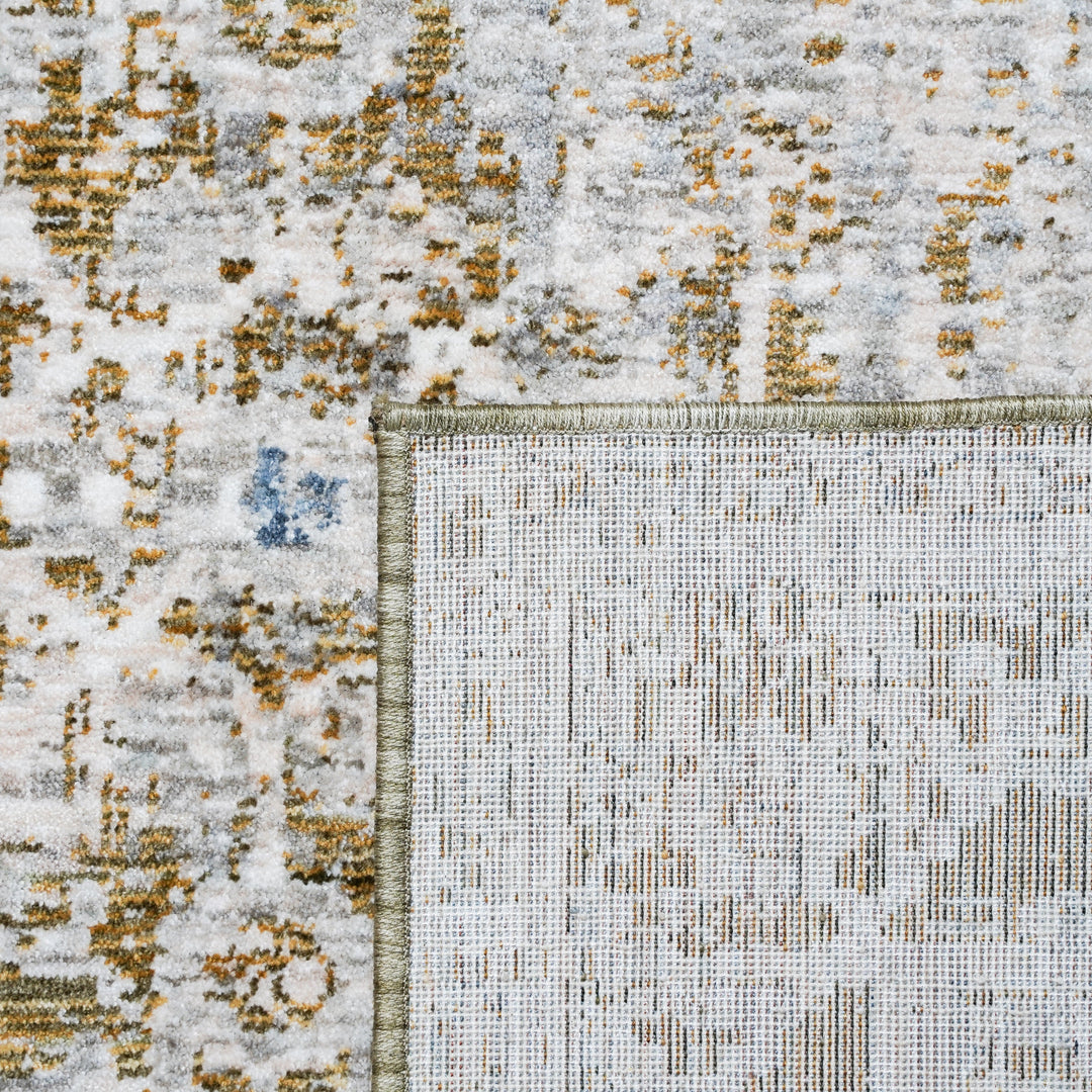 Olive Green Traditional Turkish Rug 4X6 Ft