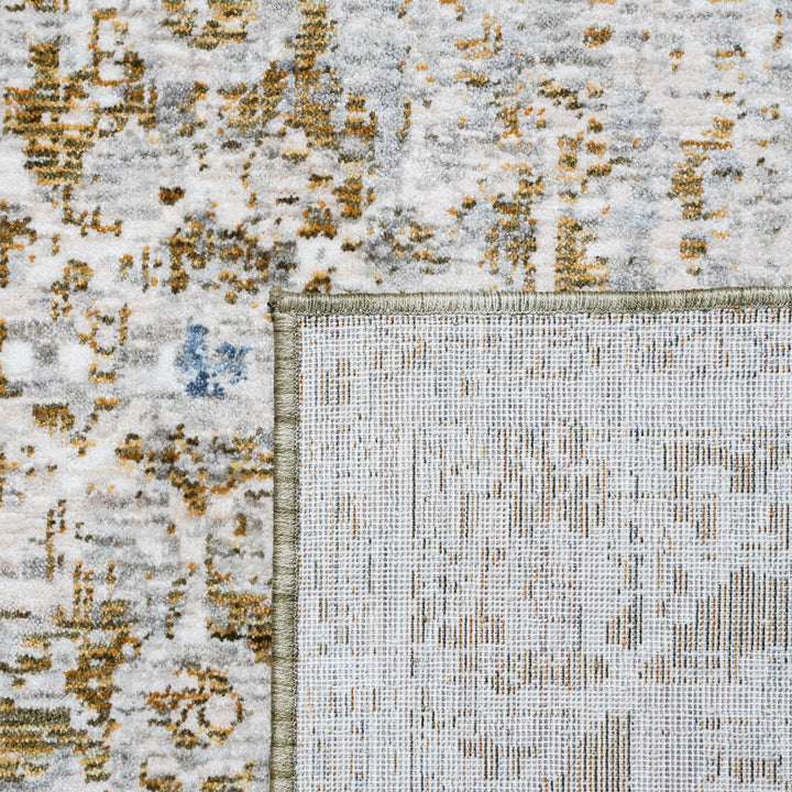 Olive Green Traditional Turkish Rug 4X6 Ft