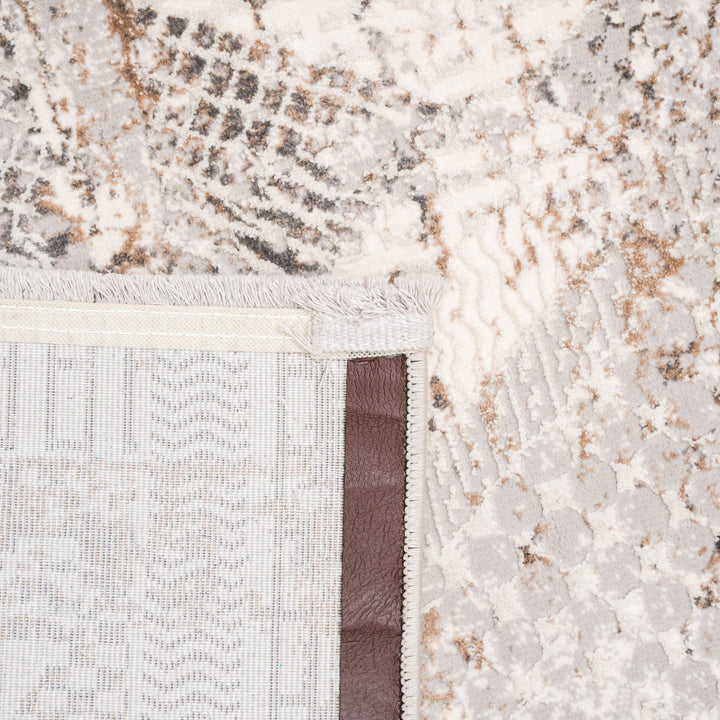 Off White Plain Turkish Rug 4x6 FT