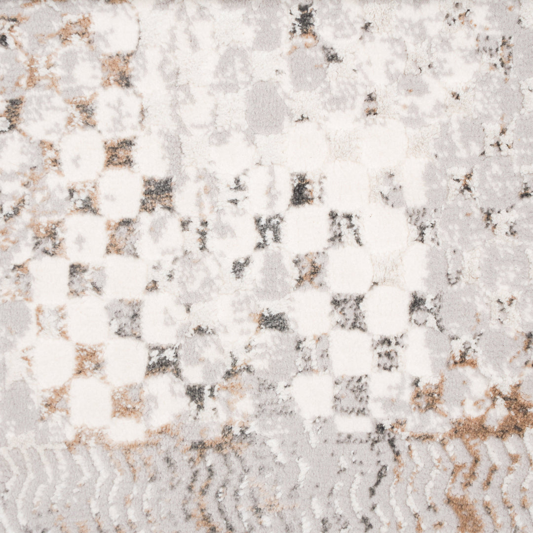 Off White Plain Turkish Rug 4x6 FT