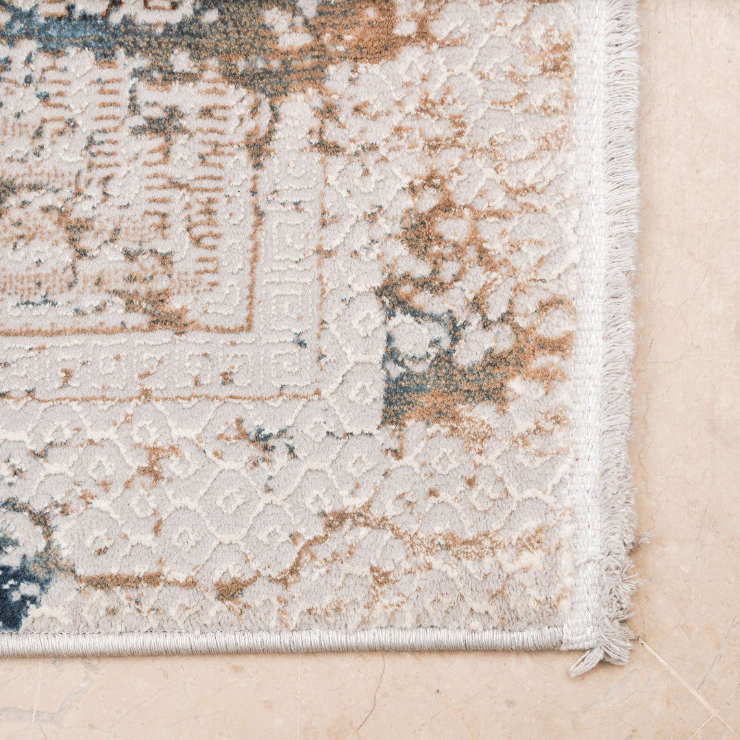 Beige Plain Turkish Rug 4x6 FT