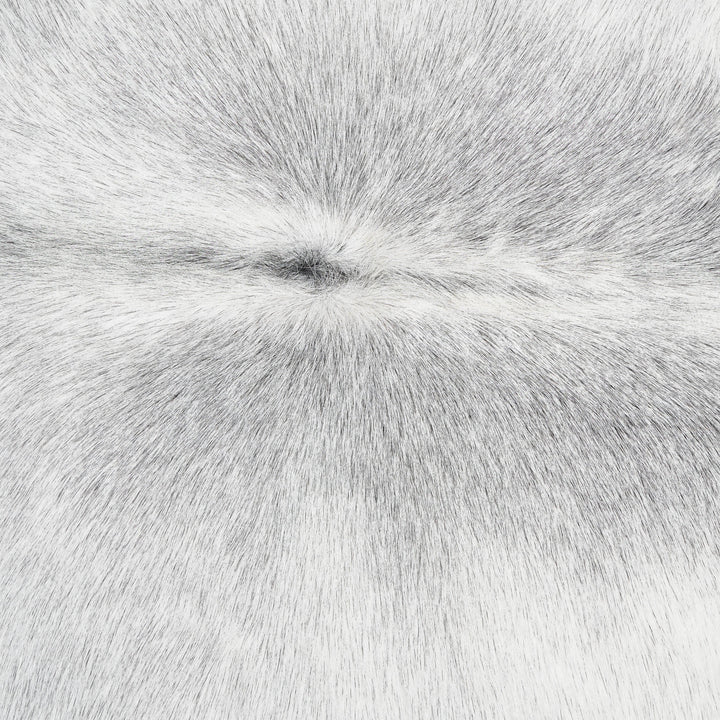 White&Grey Cow Hide 5.5x5.5 FT
