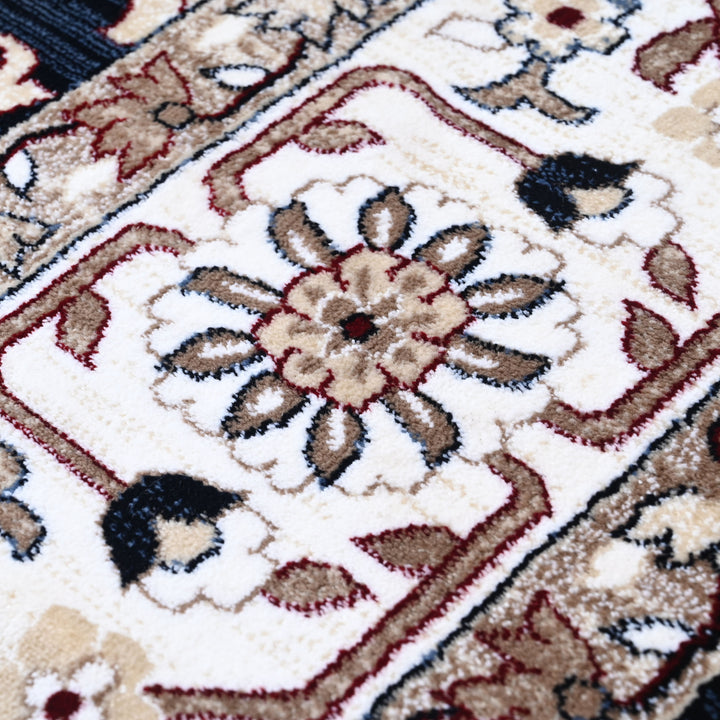 Blue & Brown Turkish Rug 8X11 Ft