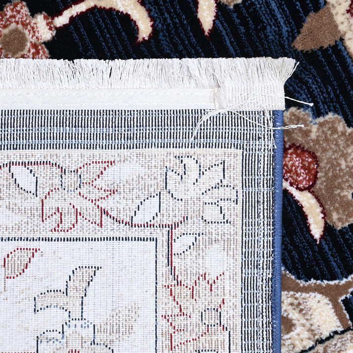 Blue & Brown Turkish Rug 8X11 Ft