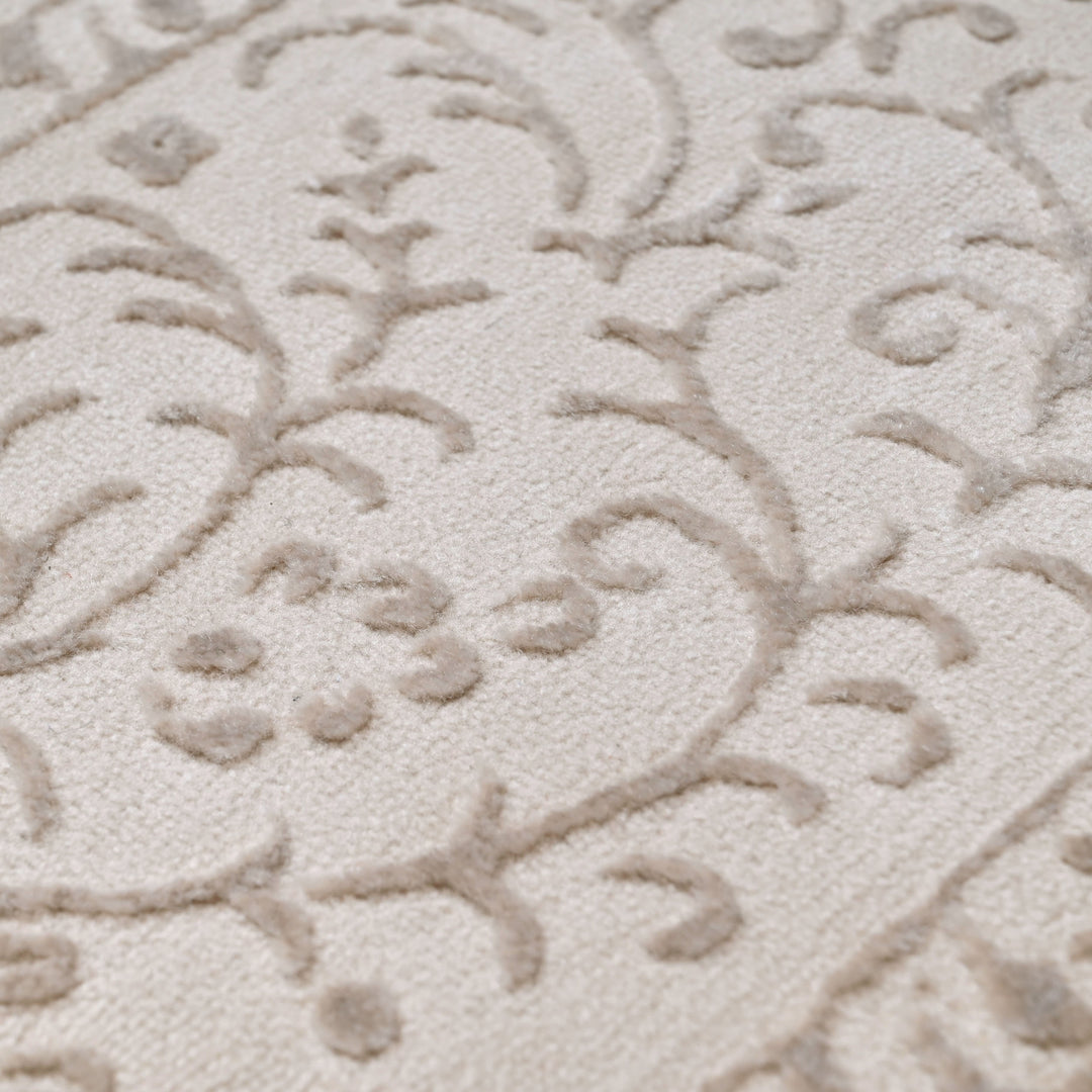 Beige Abstarct Turkish Rug 8X11 Ft