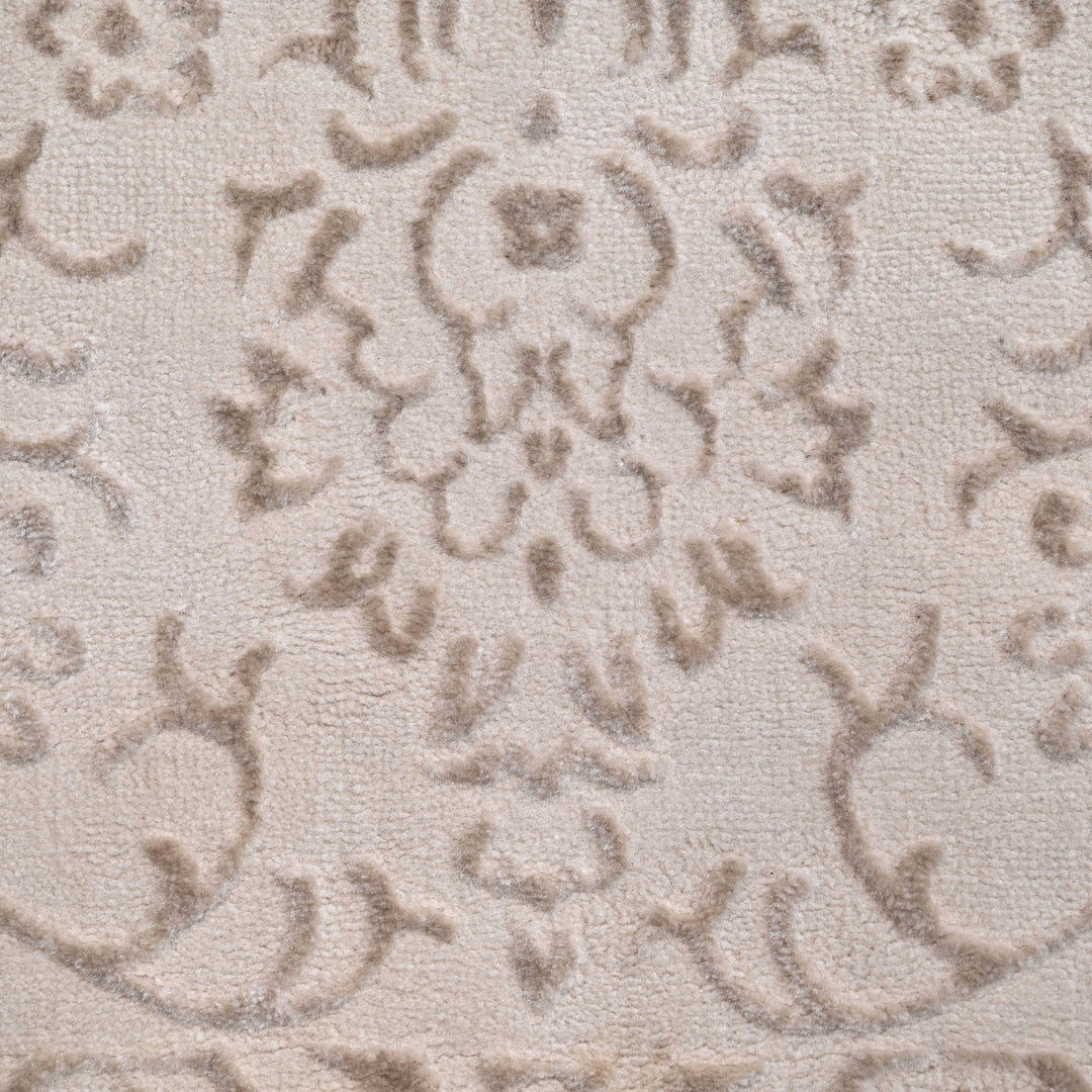 Beige Abstarct Turkish Rug 8X11 Ft