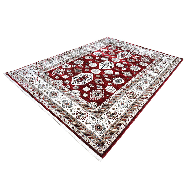 Deep Maroon Floring Turkish Rug 8X11 FT