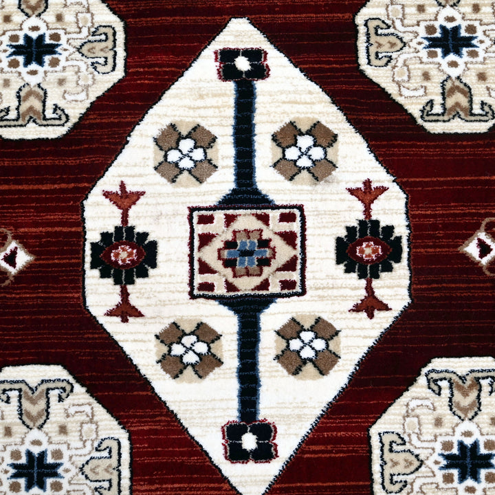 Deep Maroon Floring Turkish Rug 8X11 FT