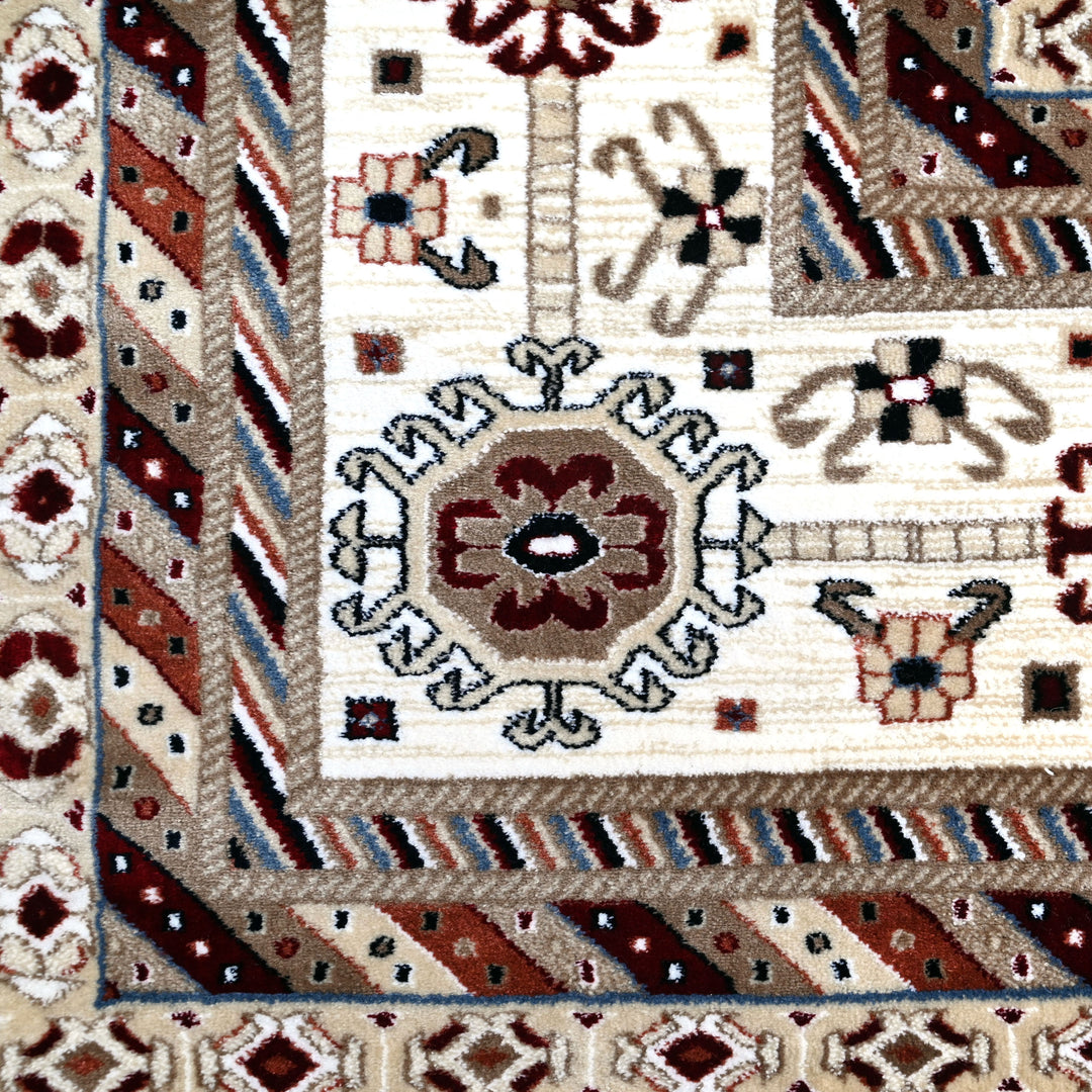 Deep Maroon Traditional Turkish Rug 7x10 FT