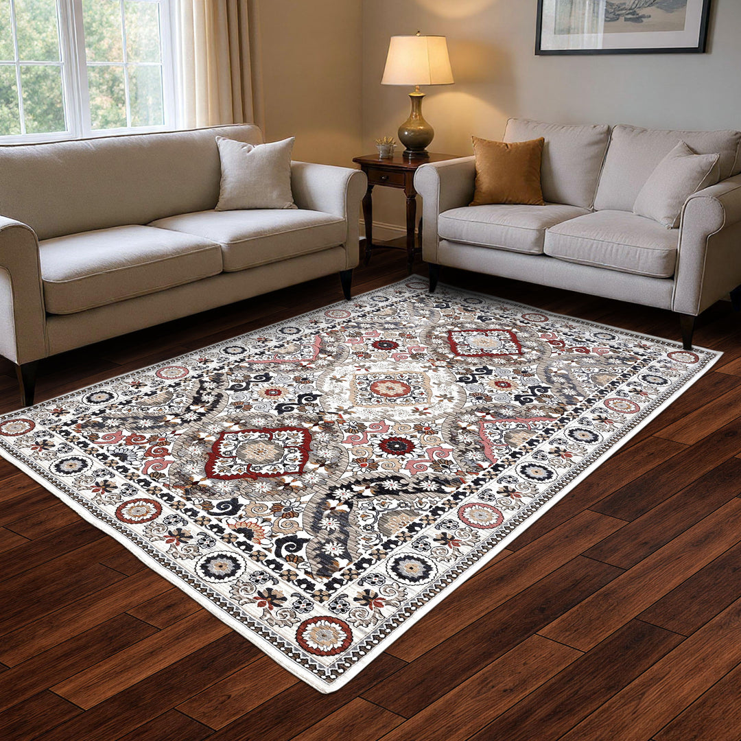 Multi Antique Turkish Rug 7x10 FT