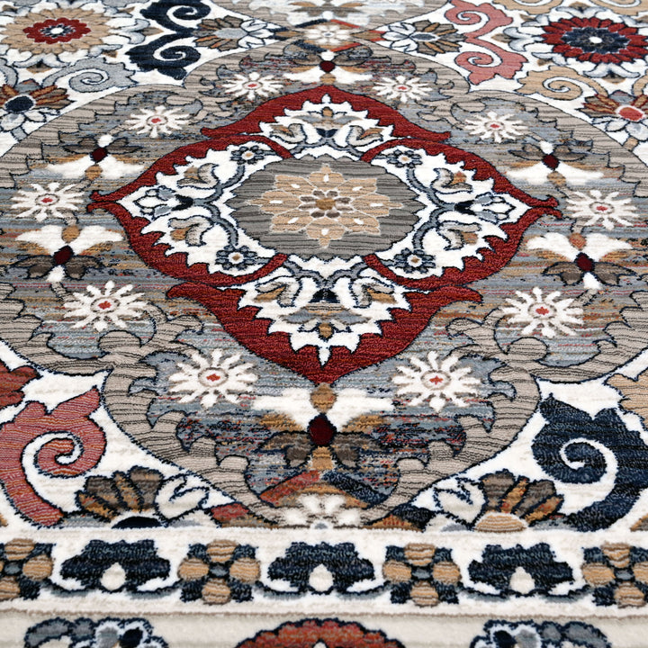Multi Antique Turkish Rug 7x10 FT