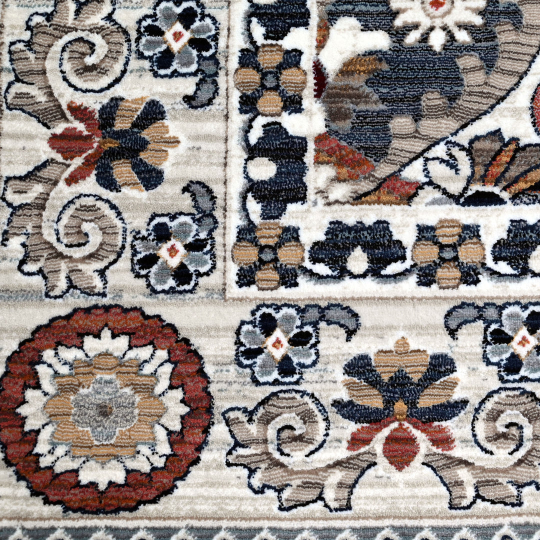 Multi Antique Turkish Rug 7x10 FT