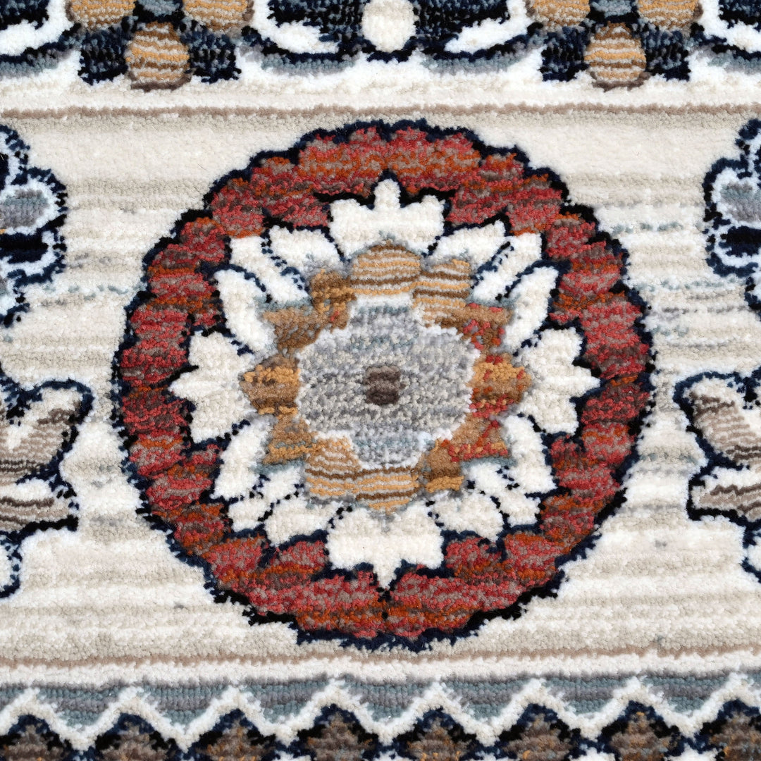 Multi Antique Turkish Rug 7x10 FT