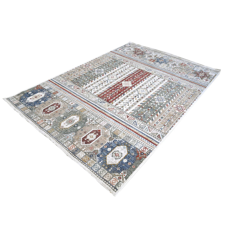 Multi Abstract Turkish Rug 7x10 FT
