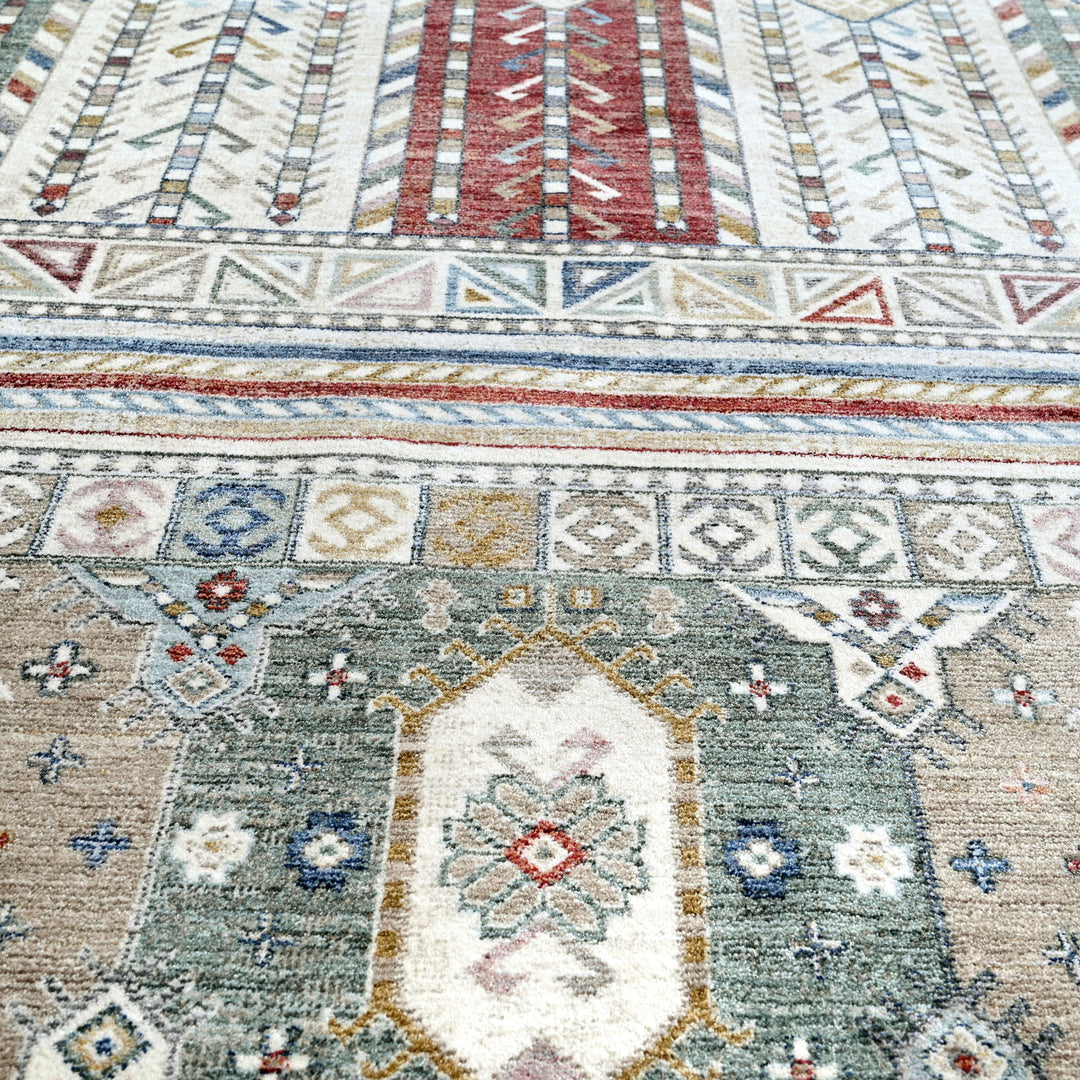 Multi Abstract Turkish Rug 7x10 FT