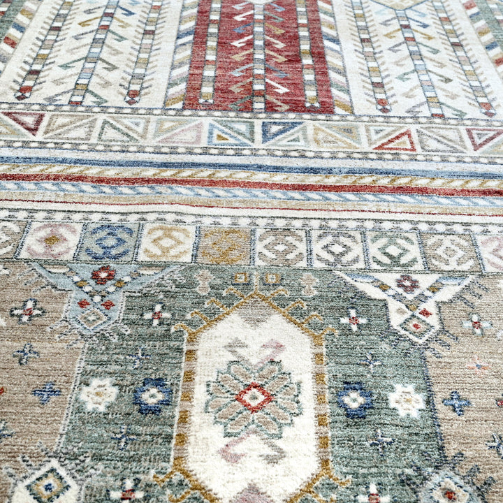 Multi Abstract Turkish Rug 7x10 FT