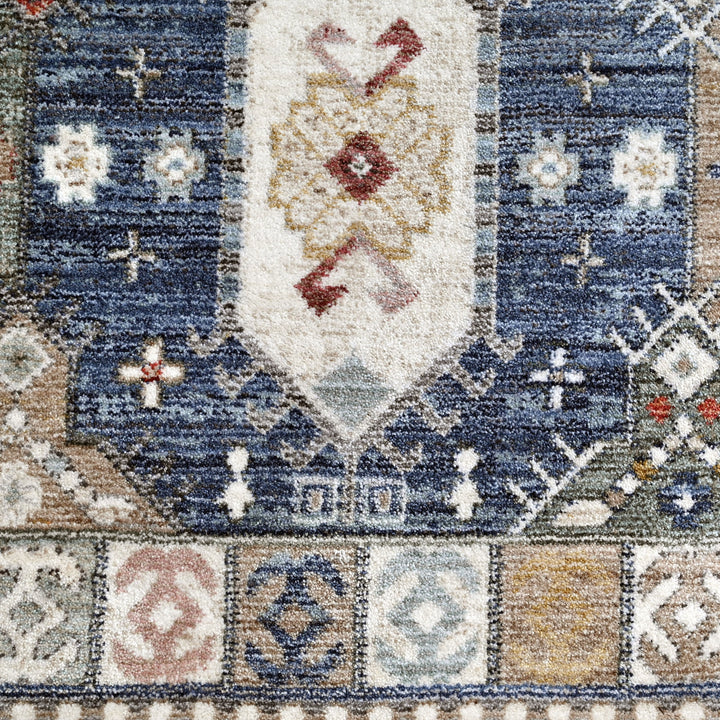 Multi Abstract Turkish Rug 7x10 FT