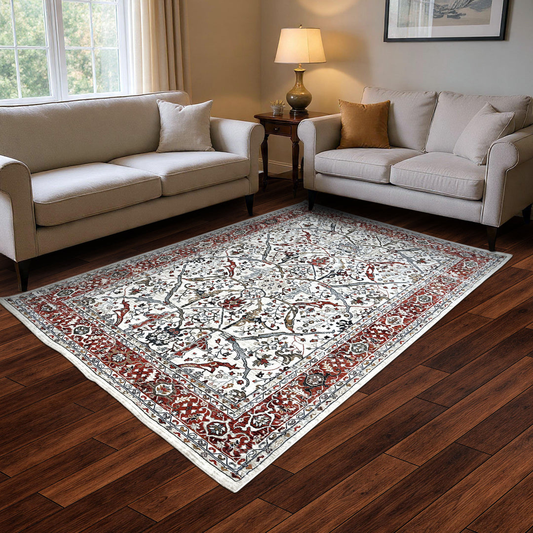 Multi Antique Turkish Rug 7x10 FT